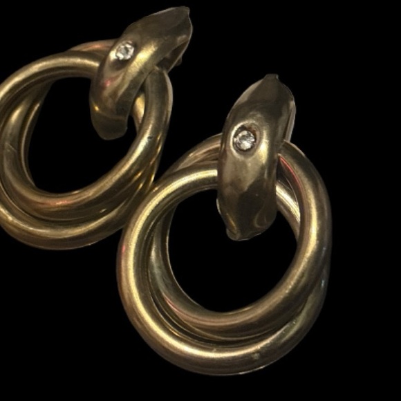 2/$30 Elegant Gold-tone Pierced Fashion Earrings - Picture 7 of 8